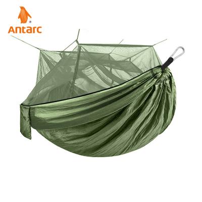 China Adult Outdoor Nylon Portable Travel Camping Parachute Cloth Mosquito Nets Hanging Hammocks for sale