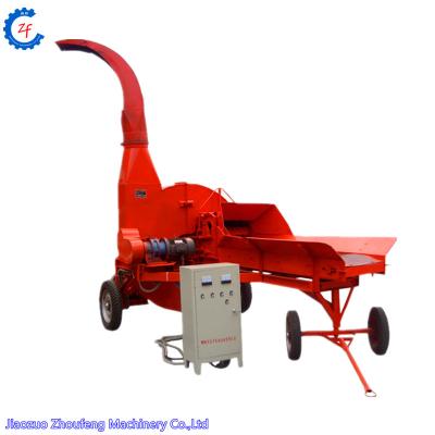 China Corn Straw Breaker Chaffcutter Farms 12-15t/h Capacity Poultry Feed Machine for sale