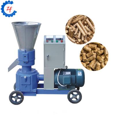 China High Quality Professional Poultry Farm Flat Die Sawdust Pellet Fertilizer Poultry Feed Pellet Forming Machine for sale