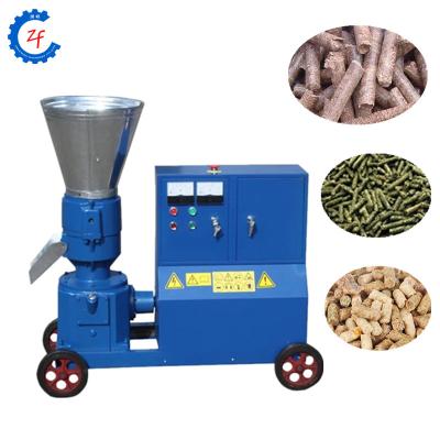 China Hot Sale Automatic Poultry Farm High Efficiency Small Scale Wood Pellet And Feed Pellet Machine for sale