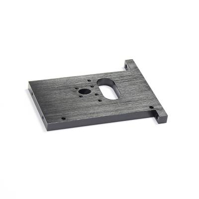 China Black Aluminum Finish Steel Machining YOUNDERM CNC Machined Anodized Aluminum Parts for sale