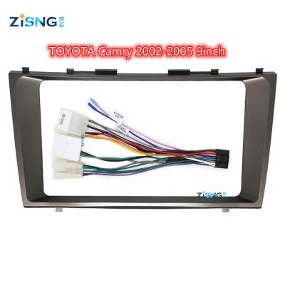 China For Car Radio Screen Car DVD Player With Cable Fascial View Dash Kits Car Wiring For Toyota Camry 2006-2011 9inch for sale