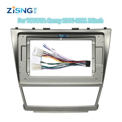 China For Car Radio Screen Car DVD Player With Cable Fascial View Dash Kits Car Wiring For Toyota Camry 2006-2011 10.1inch for sale