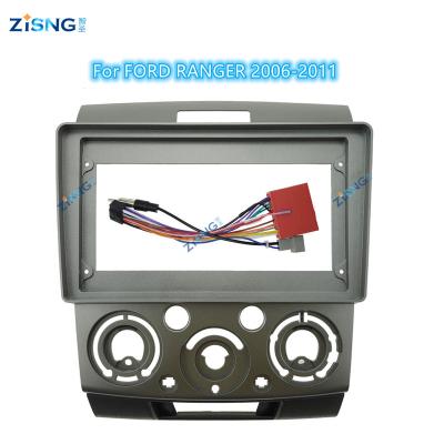 China For Car Radio Screen Car Android Visual Radio Player With Cable Fascial View Dash Kits Car Wiring For FORD_RANGER_2006-2011 for sale