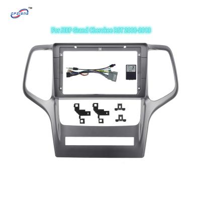 China For Car Radio Screen Car Android Visual Radio Player With Cable Fascial View Dash Kits Car Wiring For JEEP Grand Cherokee RST 2008-2013 for sale