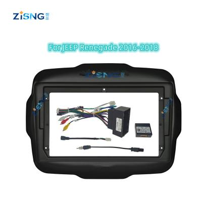 China For Car Radio Screen In-Vehicle Display Player Wire Fascial View Dash Kits Car Wiring For JEEP Renegade 2016-2018 for sale