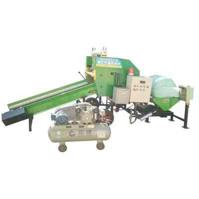 China Hay Automatic Corn Silage Baler Machine Corn Silage Baler and Packing Machine for Animal Feed for sale