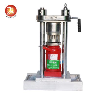 China Domestic Farms Manual Small Seed Oil Hydraulic Cold Press Machine for sale