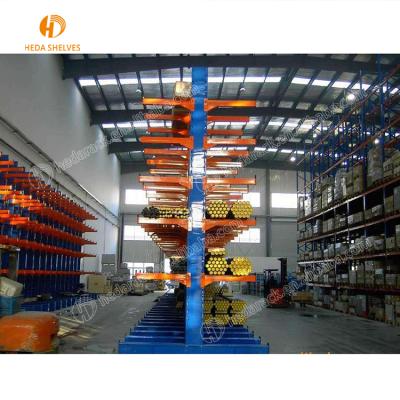 China Adjustable Cantilever Corrosion Protection HEDA Warehouse Rack System for sale