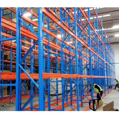 China Industrial Steel Warehouse Shelving Heavy Duty Metal Corrosion Protection Rack Pallet Racking System Storage Shelves for sale