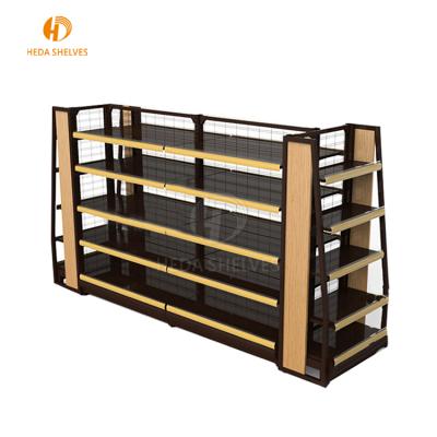 China Double Side Supermarket Grocery Display Stand / Single Sided Double Sided Rack Gondola Shelving for sale