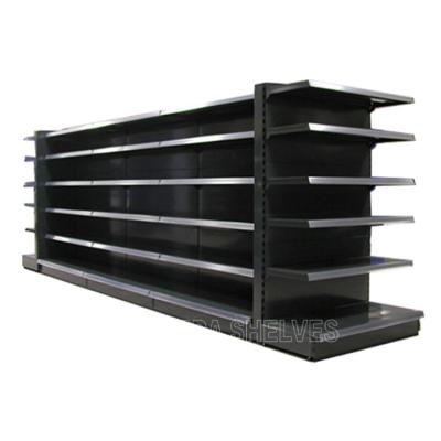 China Guangzhou Heda Supplier Metal Supermarket Shelf Store Rack Single Sided Double Sided Gondola With Good Sale for sale