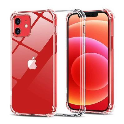 China Anti-fall For Iphone 11 Phone Bumper Case Clear Transparent Fudas Shockproof Cover For Iphone 12 13 pro Max Mini for sale