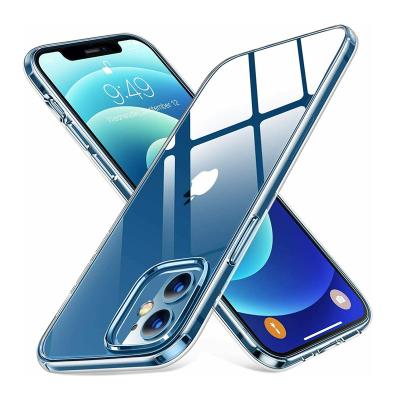 China 2021 Hot Selling Anti-fall Clear Transparent Shockproof Phone Cover Bumper Case For Iphone 12 13 pro Max Mini for sale