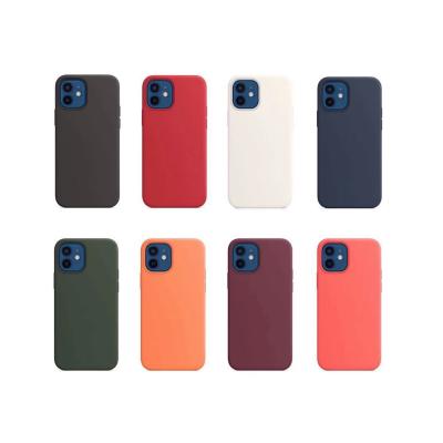 China Custom Logo Silicone Mobile Cell Phone Shockproof Silicone Case For Apple Iphone 12 13 pro Max Case for sale