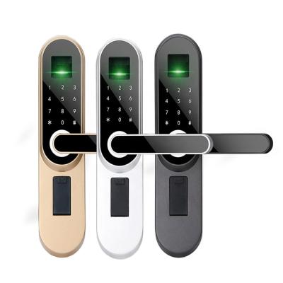 China House Fingerprint Lock Digital Password Electronic Door Lock For Home Indoor Used Anti-theft Biometric Electric Lock for sale