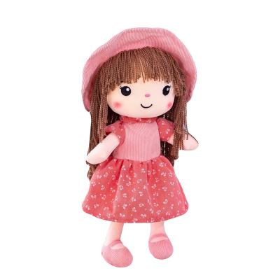 China Plush OEM Shape Customization American Logo Handmade Soft Smiling Stuffed Dolls For Girls Children Plush Baby Stuffed Toys for sale