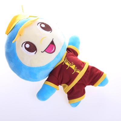 China Eco-friendly material custom plush doll made from photos of shooting or people soft plush puppet of cartoon character for sale