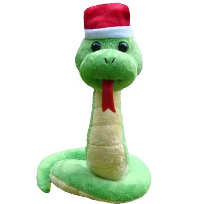 China Children Play Creative Cute Zodiac Snake Cheap Plush Soft Realistic Christmas Toy Snake for sale