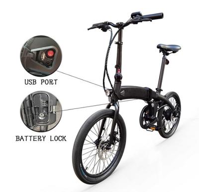 China Newest style 36v 250w factory price aluminum alloy rear drive hub motor 20 inch electric bike with display foldable folding ebike for sale