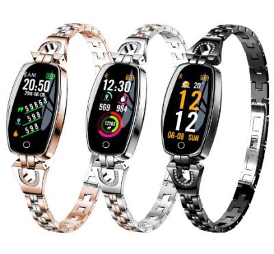 China H8 Smart Bracelet Latest Stylish Women Bracelet 2019 Lady Smart Wrist Watch IP67 Waterproof Heart Rate Smart Lady H8 Bracelet for sale