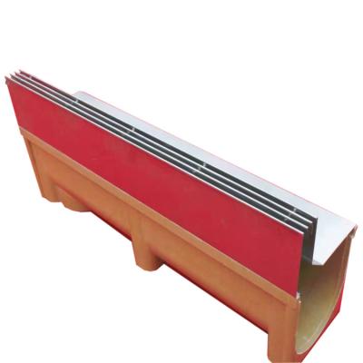 China CE EN1433 Modern Polymer Concrete Monolithic Linear Drain Pipe For Traffic Drainage for sale