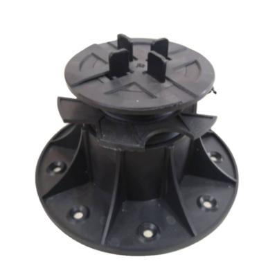 China Modern PP Black 30-60mm Adjustable Pedestals Plastic Platform Support Pedestal for sale