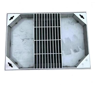 China Stainless Steel /galvanized Access Steel Manhole Cover Galvanized Stainless Steel Recessed Manhole Cover for sale