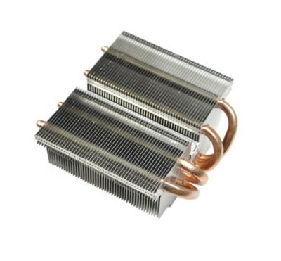 China Cooler Aluminum Heatsink CPU Heatsink with 4 pieces of heatpipe for sale