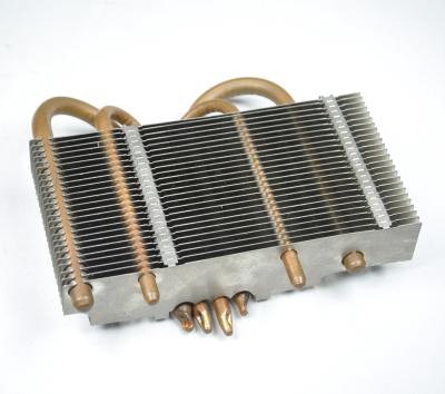 China Heat Sink High Power Computer VGA Heatsink , Copper Heat Pipe With Aluminum Fins for sale