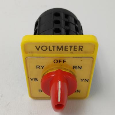 China Rotary Voltmeter Selector 3 Pole 7 Position Voltmeter Rotary Cam Switch For Rotary Voltmeter Inverter for sale