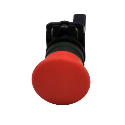 China Energiency 1NC 22mm emergency push button switch spring return with a red emergency push button 40mm 1NC XB5 AC42 pus button switch for sale