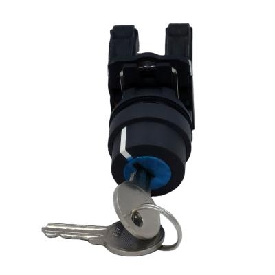 China Main OFF-ON 22mm Push Button Switch With 2 Position Locking Safety Lock 1NO Selector XB5 AG41 for sale