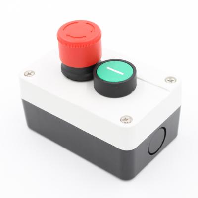 China Mushroom 2NO+2NC push button momentary switch control box XAL-B273 with waterproof push button switch control station box for sale