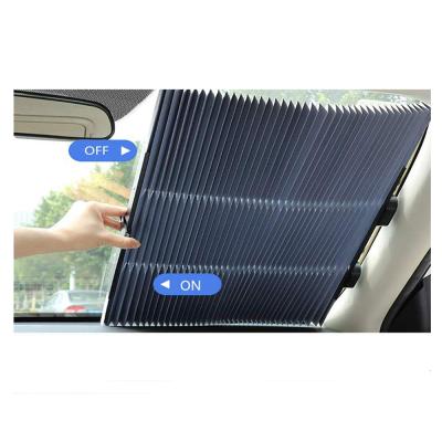 China Nylon Full Color Printing Collapsible Car Sunshade , Polyester Car Sun Shade , Nylon Car Shade for sale