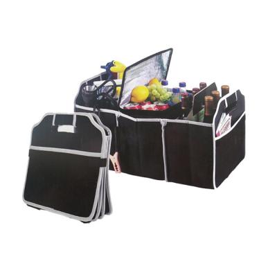 China Durable Polyester Vehicle Trunk Organizer / Large Trunk Organizer For Cars Different Colors for sale