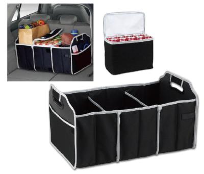 China 600D Polyester / PVC 170T PU Folding Car Organizer for sale