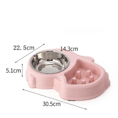 China Fun Sustainable Pet Products Slow Feeder Silicone Slow Pet Feeder Bowl Lick Dog Food Anti Clogging Bowl for sale