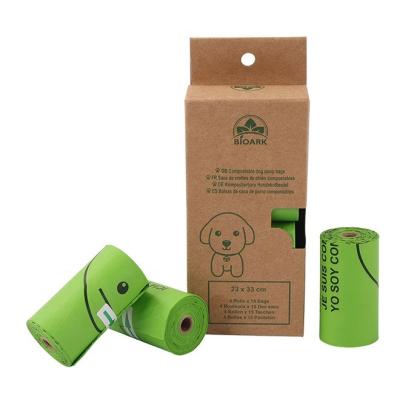 China Eco friendly OEM sustainable flushable poo bags dog poop bags from China for sale