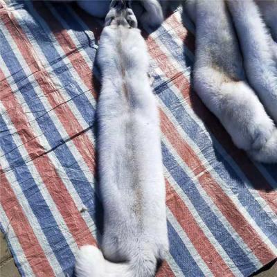 China Factory Price 100% Real Animal Skin Fox Fur Master Tanned Blue Fox Fur Pelt For Sale for sale