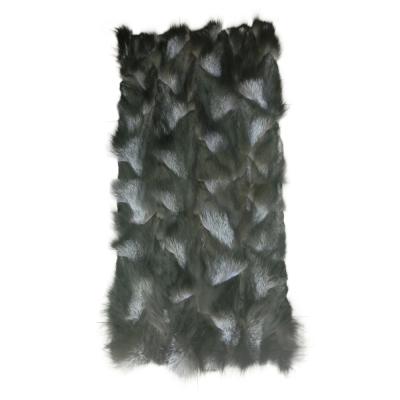 China Made By Natural Fur Flat Leg Patchwork Leg Patchwork Furs Factory Supply Custom Size Fox Fur Blanket Blankets for sale