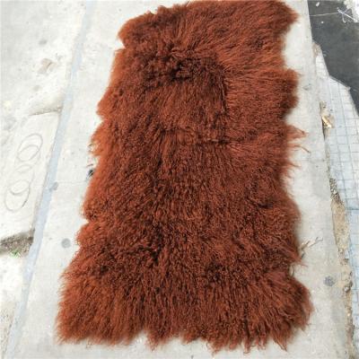 China Long Curly Hair Kalgan Lamb Curly Fur Plate For Garment/Fur Plate For Fur Coat/Sheepskin For Coats for sale