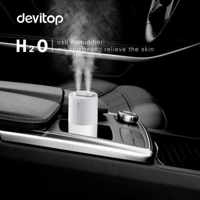 China Mini Portable Ultrasonic Aroma Mist Sprayers USB Car 2 Cool Atomizer Diffuser Small Facial Humidifiers For Car for sale