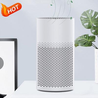 China 2021 Popular Purificador De L'Aire Car Air Purifier Mini Desktop Air Cleaner PM2.5 Negative Ion / Car Air Purifier With Hepa Filter for sale