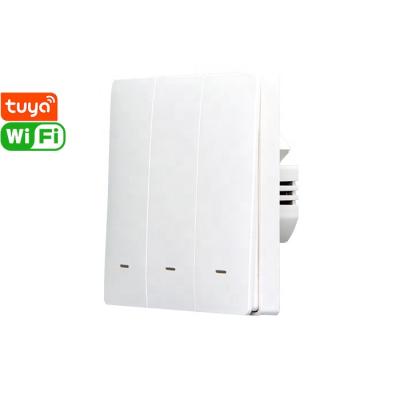 China UL94V-0 X803A PC Live+Neutral Tuya Smart Wi-Fi EU Standard Lamp Switch for sale