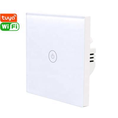 China X701U Tempered Glass PC UL94V-0 + EU Standard Live+Neutral Tuya Smart Zigbee 1gang Lamp Switch for sale