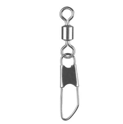 China Stainless Steel ROLLING SWIVEL WITH SAFETY SNAP Wholesale Fishing Tackle for sale