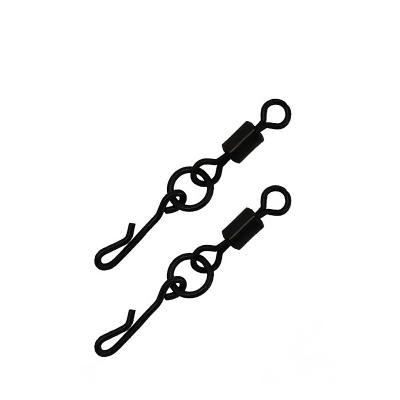 China High Quality Long Body Swing Q Shaped Snap With Solid Ring For Carp Fishing Accessories Carp Accessories for sale