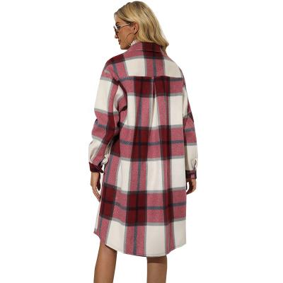 China hot selling Anti-wrinkle slim fit decline long collar shirt turn down long collar shirt oversized coat for sale