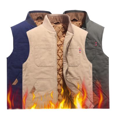 China the fabric/Anti-wrinkle and skin-friendly and shape soft preservation/durable and washable/thermal storage to keep warm/light and fluffy/original material direct sales/concise collar/comfortable edge/pocket anti-theft factory Inner Accept Customization Custom Vest Men Pack Outer Jacket Vest for sale